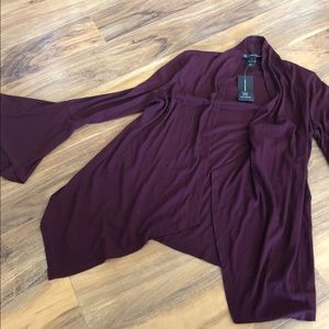 NWT- INC Cardigan (lightweight) w/ bell sleeves
